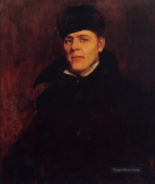  Duveneck Oil Painting - Portrait of Major Dillard H Clark portrait Frank Duveneck